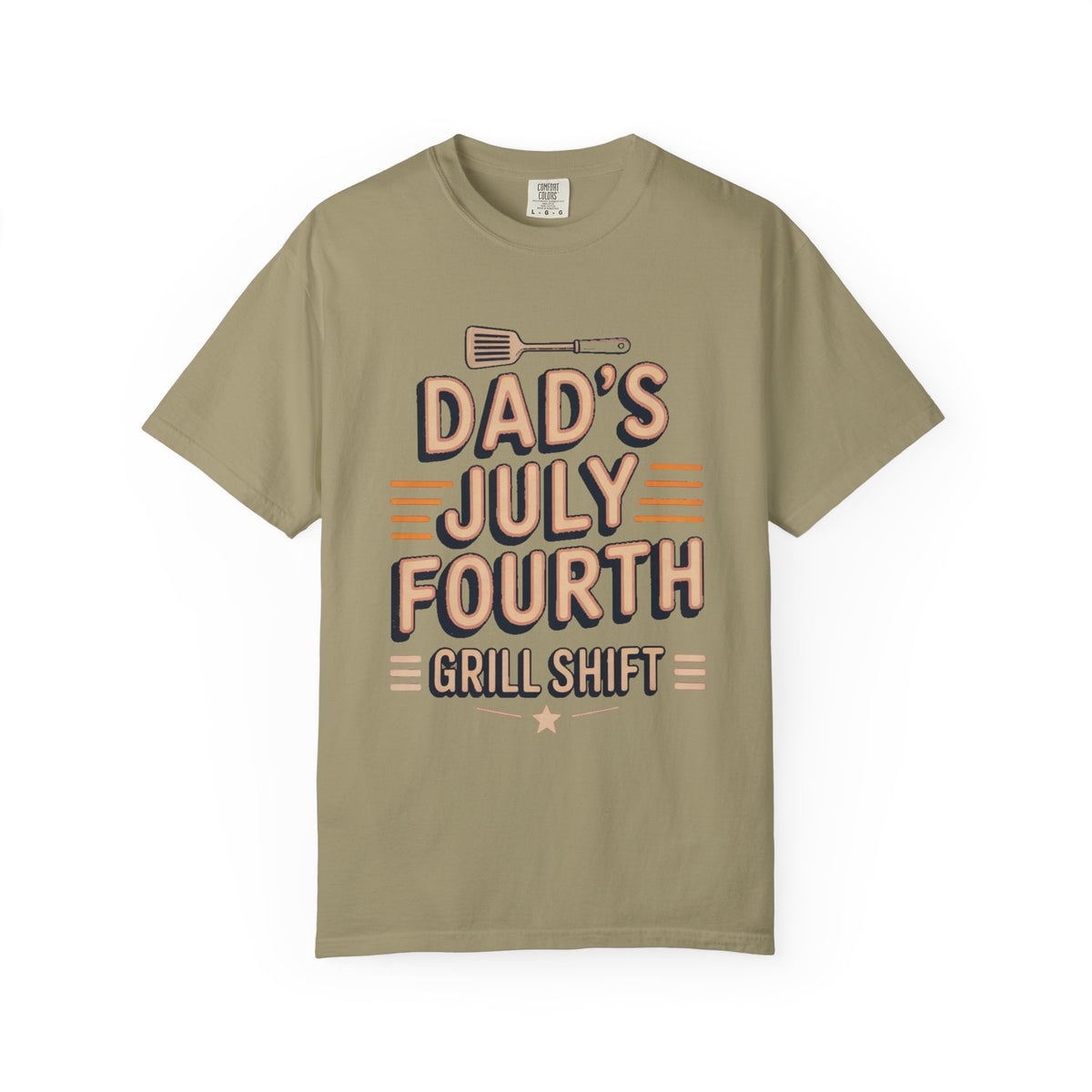 Dad's Fourth of July Shirt, Grill Shift BBQ Dad Tee, Funny Patriotic Grilling Gift For Dad, 4th Of July Dad Shirt, BBQ Dad Gift