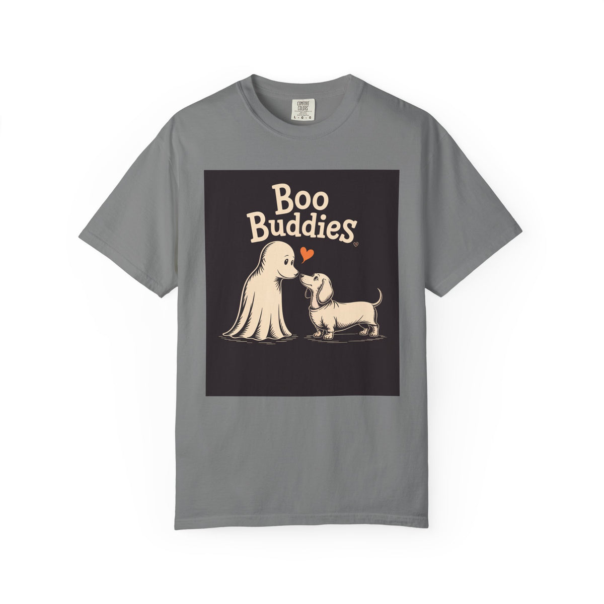Boo Buddies Halloween Shirt, Ghost And Dachshund T-Shirt, Cute Dog Ghost Halloween Tee, Spooky Season Dog Lover Gift