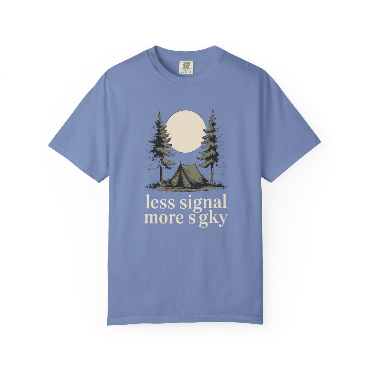 Camper Shirt, Less Signal More Sky Tee, Camping Gift, Hiking Hobby Shirt, Nature Lover Gift, Outdoor Adventure T-Shirt, Camper Gift For Him…