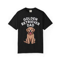 Golden Retriever Dad Shirt, Funny Dog Dad T-Shirt, Golden Retriever Owner Gift, Cute Cartoon Dog Tee, Dog Lover Shirt for Men