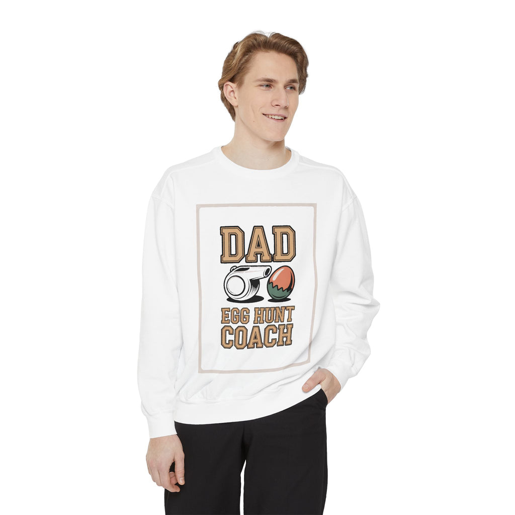 Dad Easter Sweatshirt, Egg Hunt Coach Shirt, Funny Easter Gift For Dad, Dad Easter Crewneck, Easter Sweatshirt For Him, Coach Dad Gift