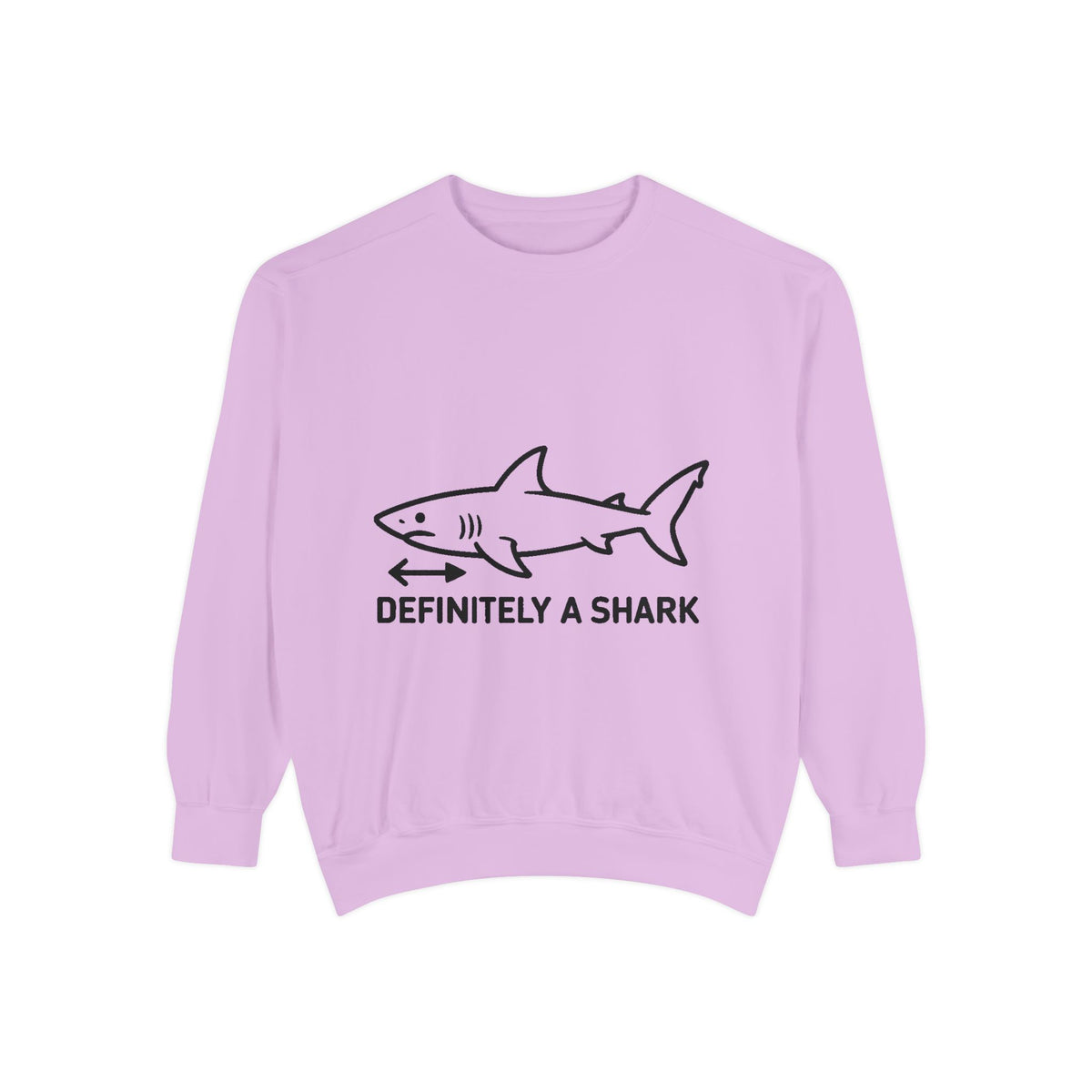 Definitely A Shark Diagram Sweatshirt, Funny Meme Crewneck, Deadpan Textbook Diagram Shirt, Shark Lover Gift, Sarcastic Sweatshirt