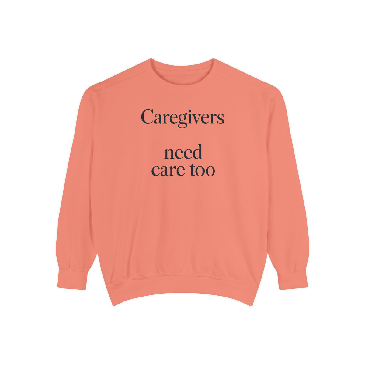 Alzheimer's Caregiver Sweatshirt, Caregivers Need Care Too, Alzheimer's Awareness Gift, Caregiver Support Crewneck, Embroidered Sweatshirt…