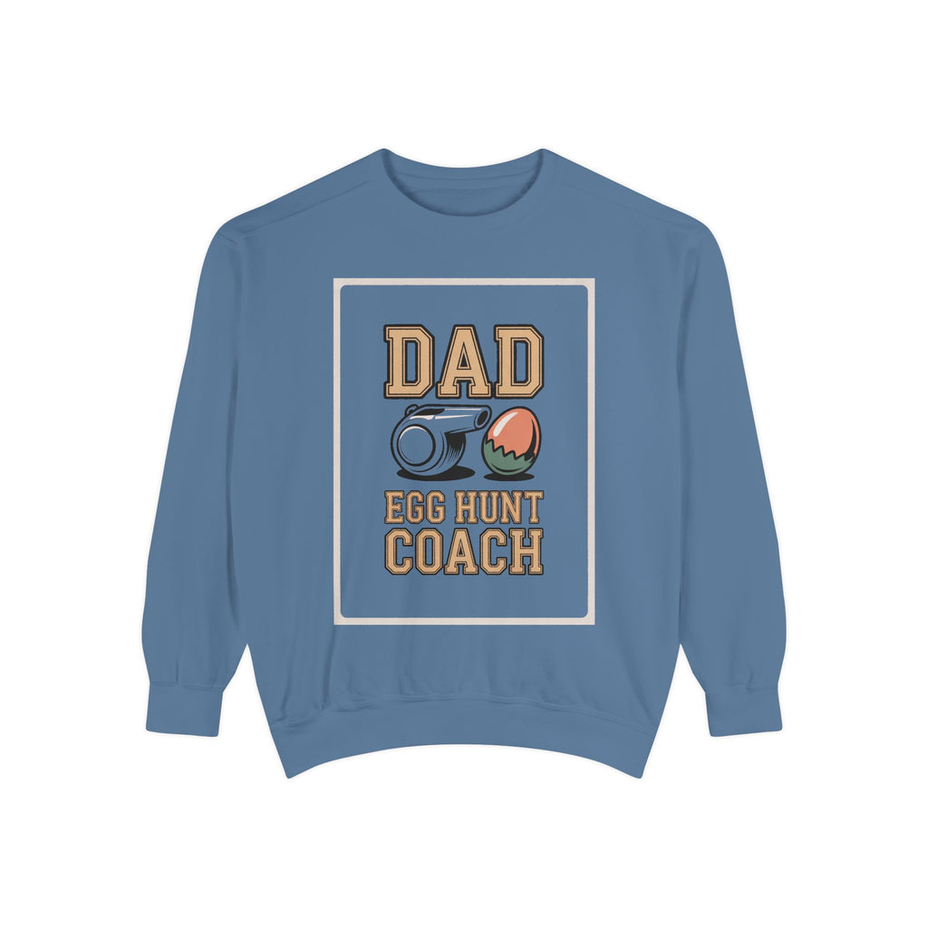 Dad Easter Sweatshirt, Egg Hunt Coach Shirt, Funny Easter Gift For Dad, Dad Easter Crewneck, Easter Sweatshirt For Him, Coach Dad Gift