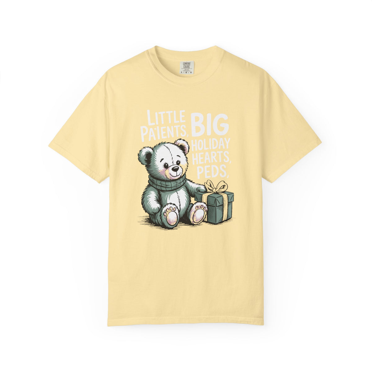 Pediatric Nurse Shirt, Peds Crew Christmas Gift, Little Patients Big Holiday Hearts Tee, Nurse Christmas Crew Shirt, PEDS Holiday Gift For…