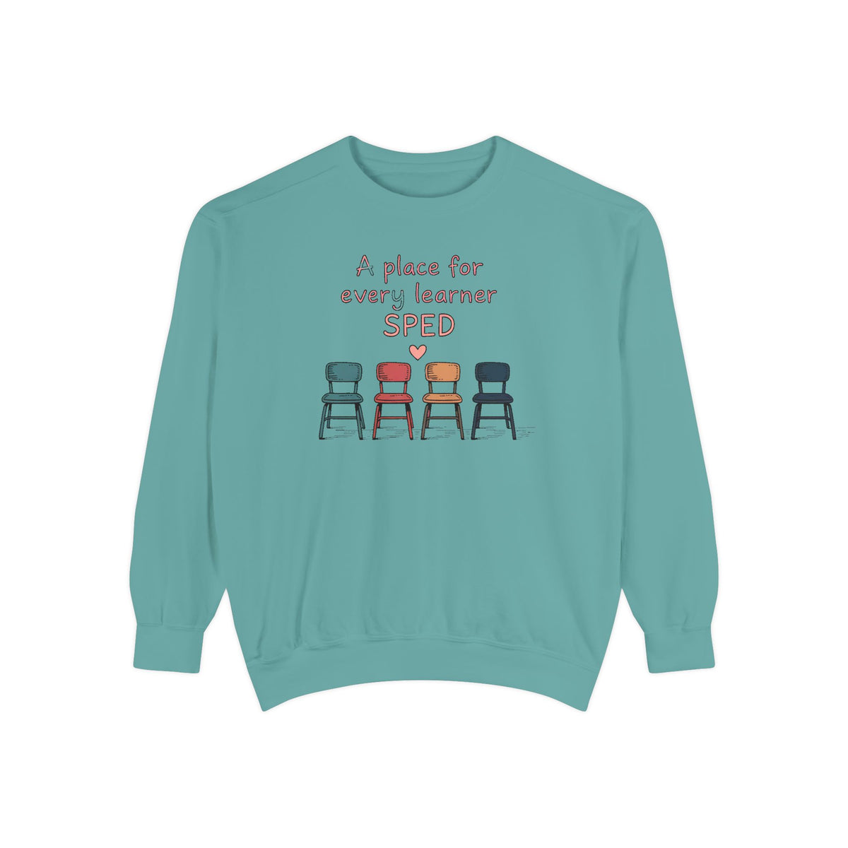 SPED Teacher Sweatshirt, A Place For Every Learner, Back To School Gift For Special Education Teacher, Inclusion Classroom Tee