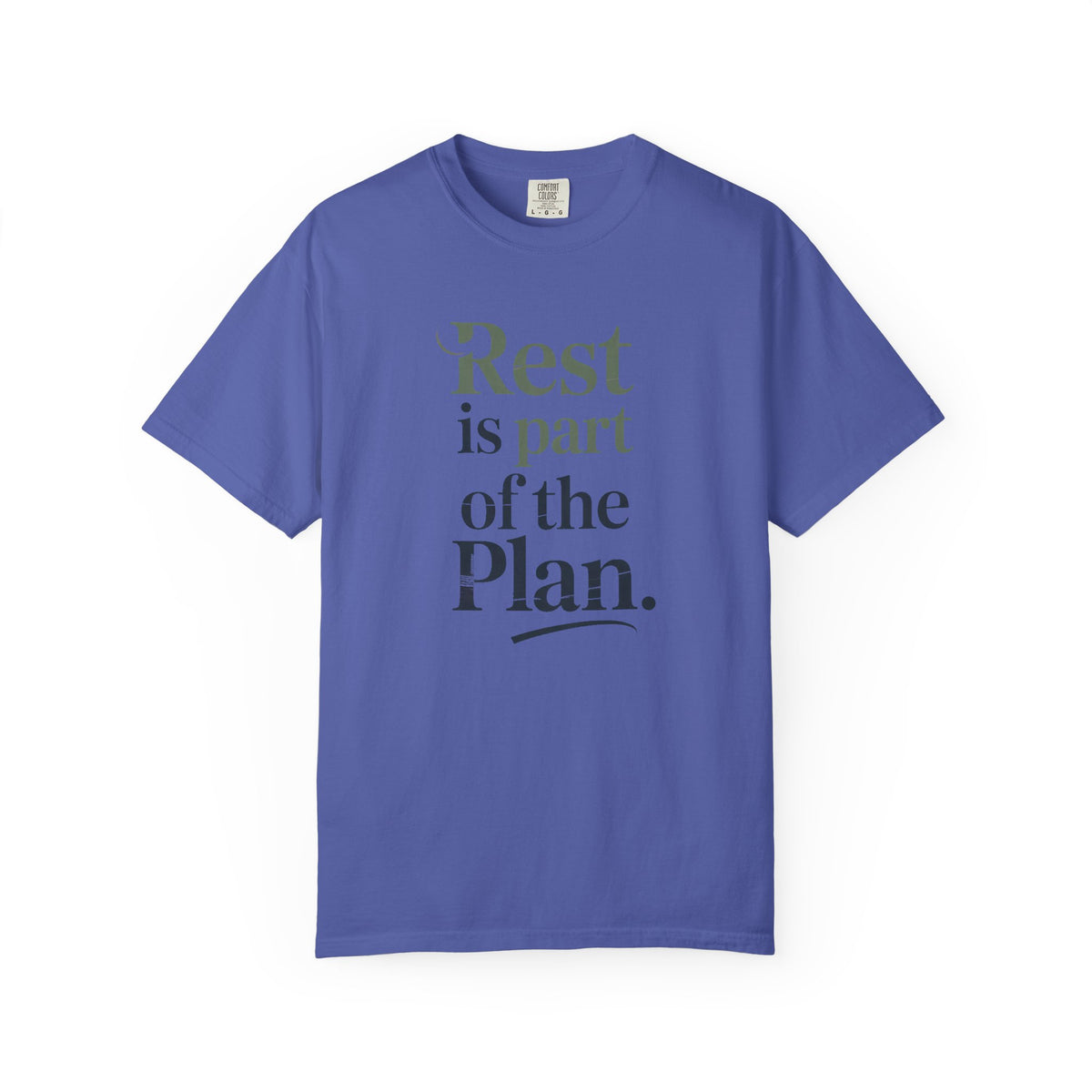 Mental Health Self Care Shirt, Rest Is Part Of The Plan Tee, Mental Health Awareness Gift, Therapy Support Shirt, Calm Self Care Tee