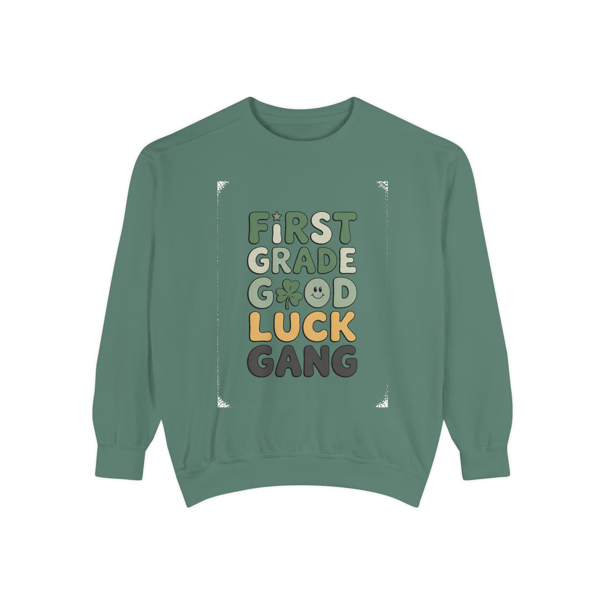 First Grade Teacher Sweatshirt, St Patrick's Day Good Luck Gang, First Grade Teacher Gift, Shamrock Teacher Crewneck, Lucky Teacher Tee
