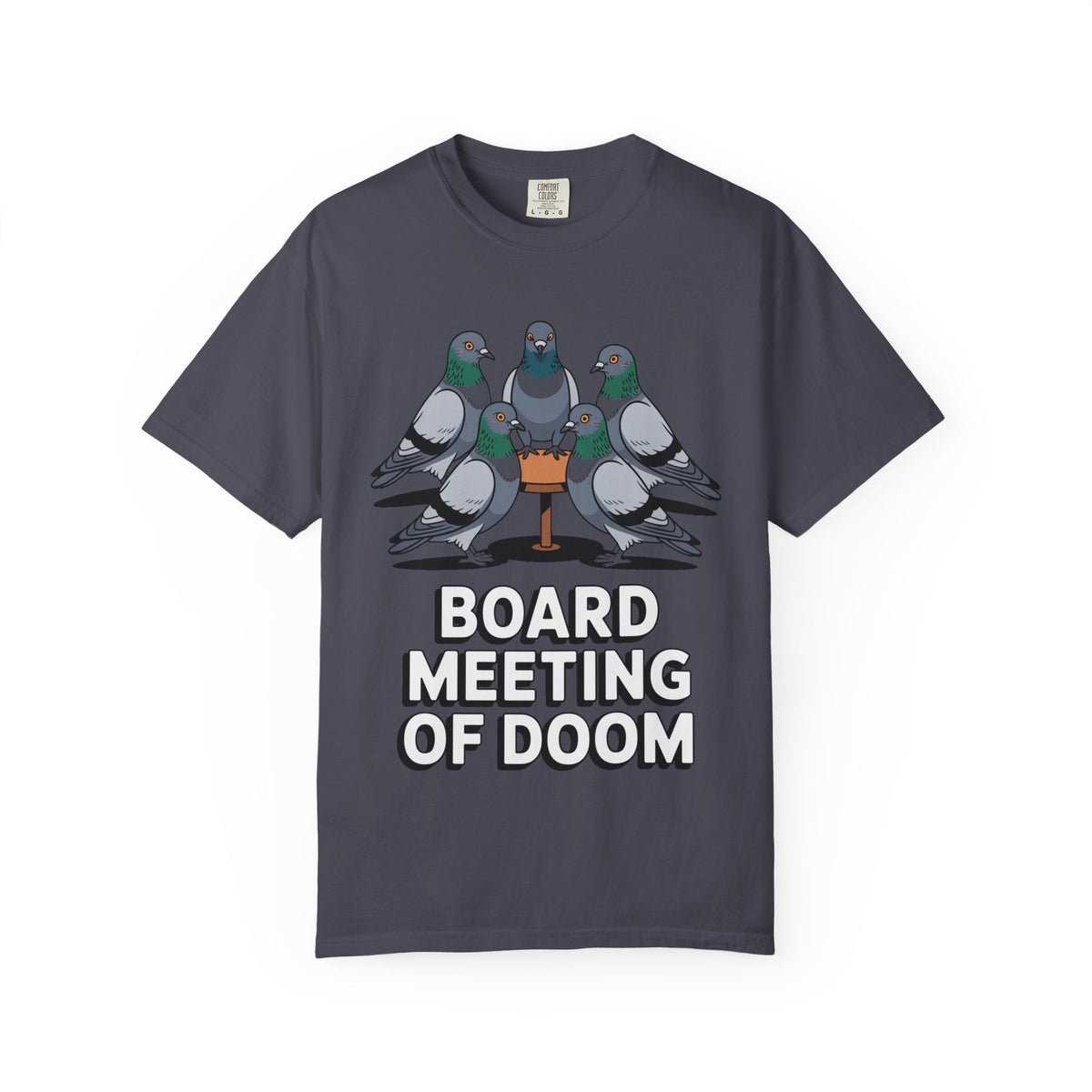Funny Pigeon Shirt, Board Meeting Of Doom T-Shirt, Office Bird Gift, Funny Coworker Shirt, Sarcastic Work Meme Tee