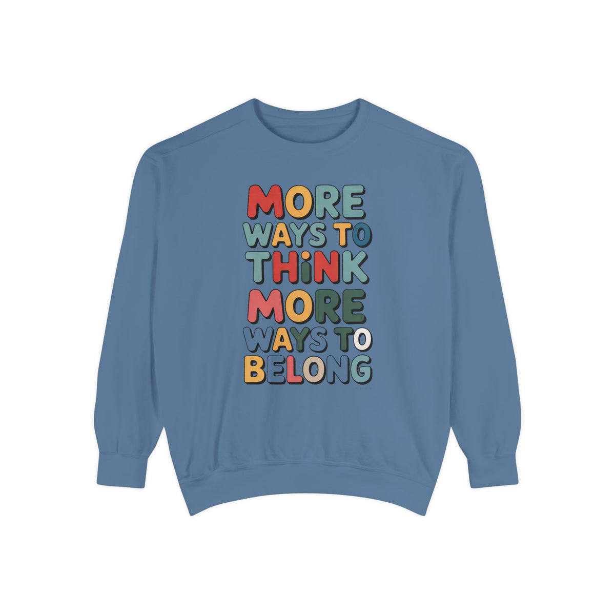Autism Acceptance Sweatshirt, More Ways To Think Crewneck, Neurodiversity Awareness Gift, Autism Support Sweater, Infinity Loop Design, Inc…