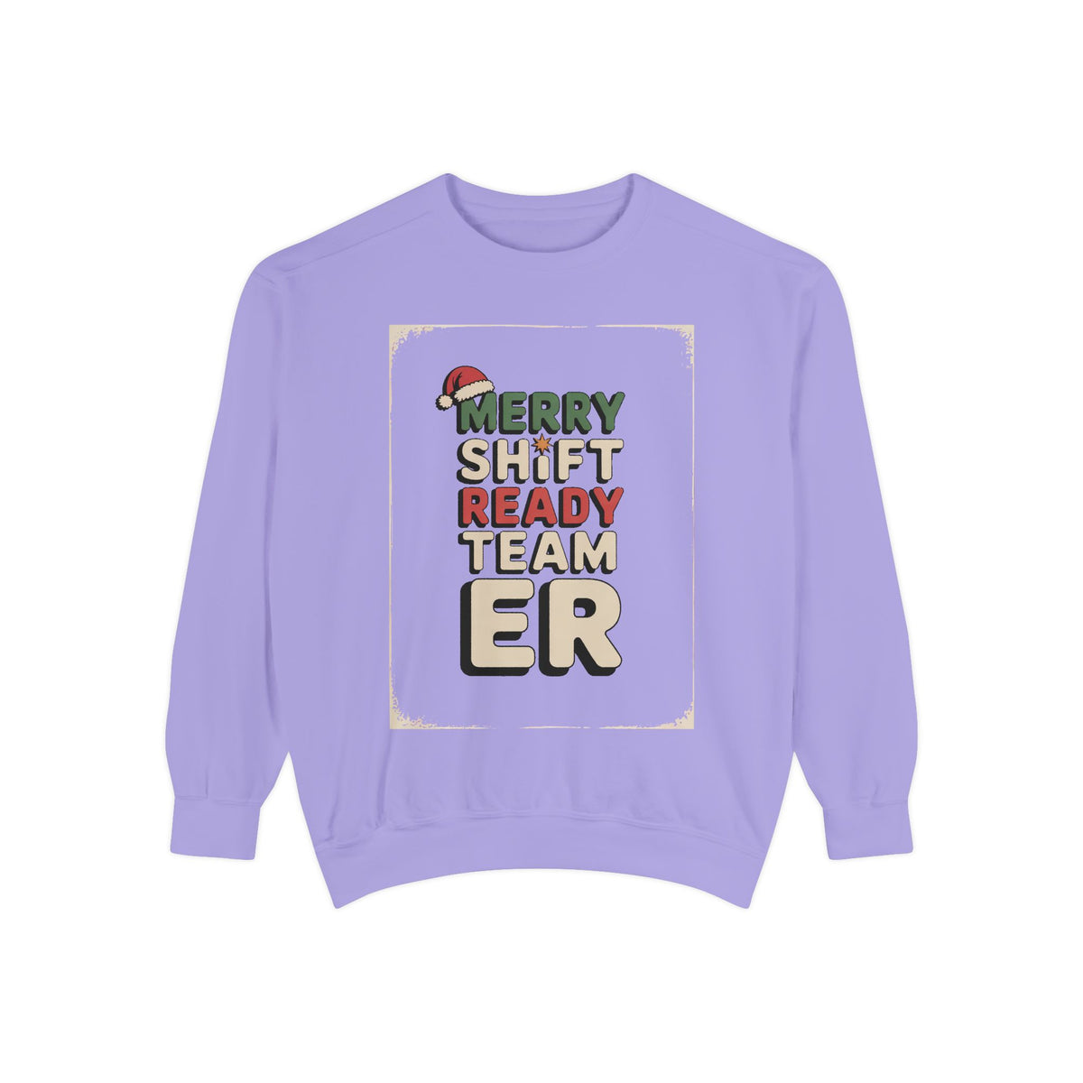 ER Nurse Sweatshirt, Merry Shift Ready Team, Christmas Gift For ER Nurse Crew, Emergency Room Nurse Crewneck, ER Team Holiday Shirt