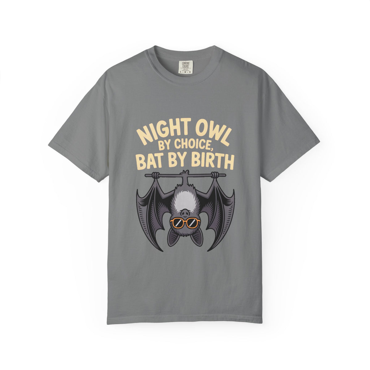 Night Owl By Choice Bat Shirt, Funny Bat T-Shirt, Cute Bat Wearing Sunglasses Tee, Halloween Gift for Night Owls