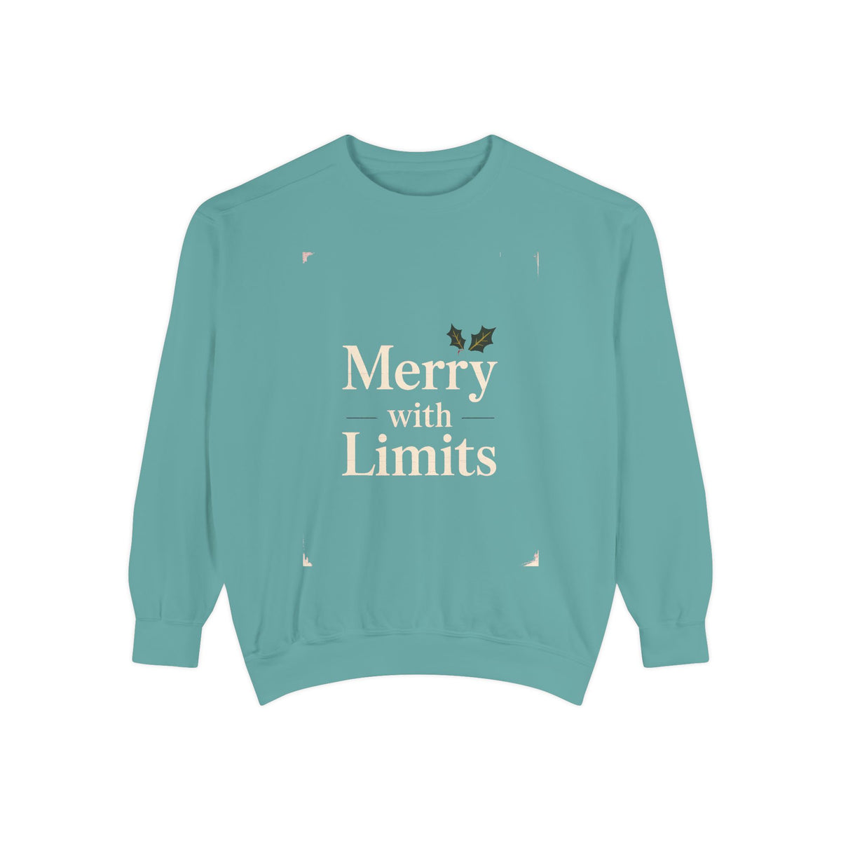 Busy Adult Christmas Sweatshirt, Merry With Limits Crewneck, Funny Christmas Gift For Tired Adults, Sarcastic Holiday Sweater, Dry Humor Xm…