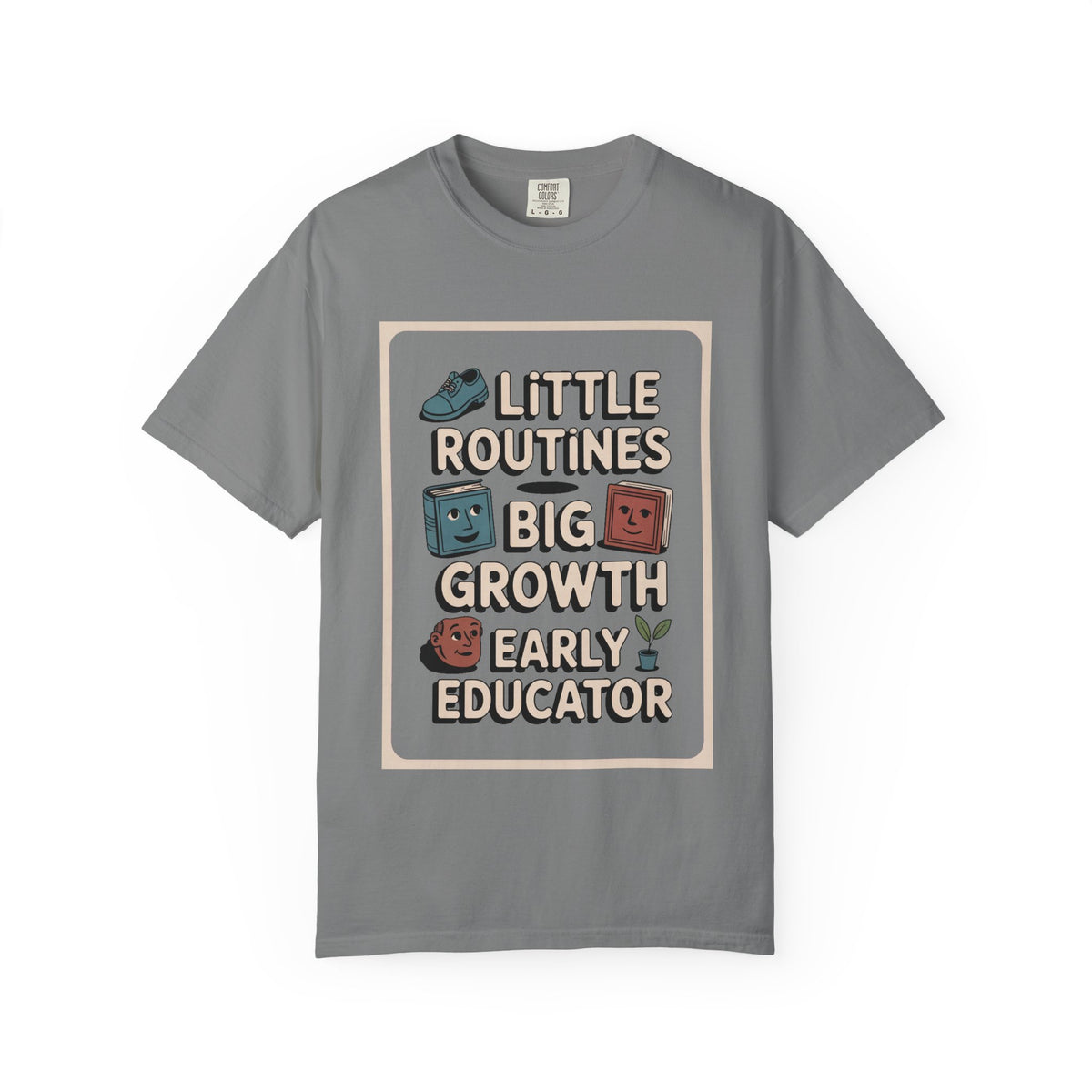 Early Childhood Educator Shirt, Little Routines Big Growth Tee, Preschool Teacher Gift, Early Educator Retirement Gift, Pre-K Teacher Shirt