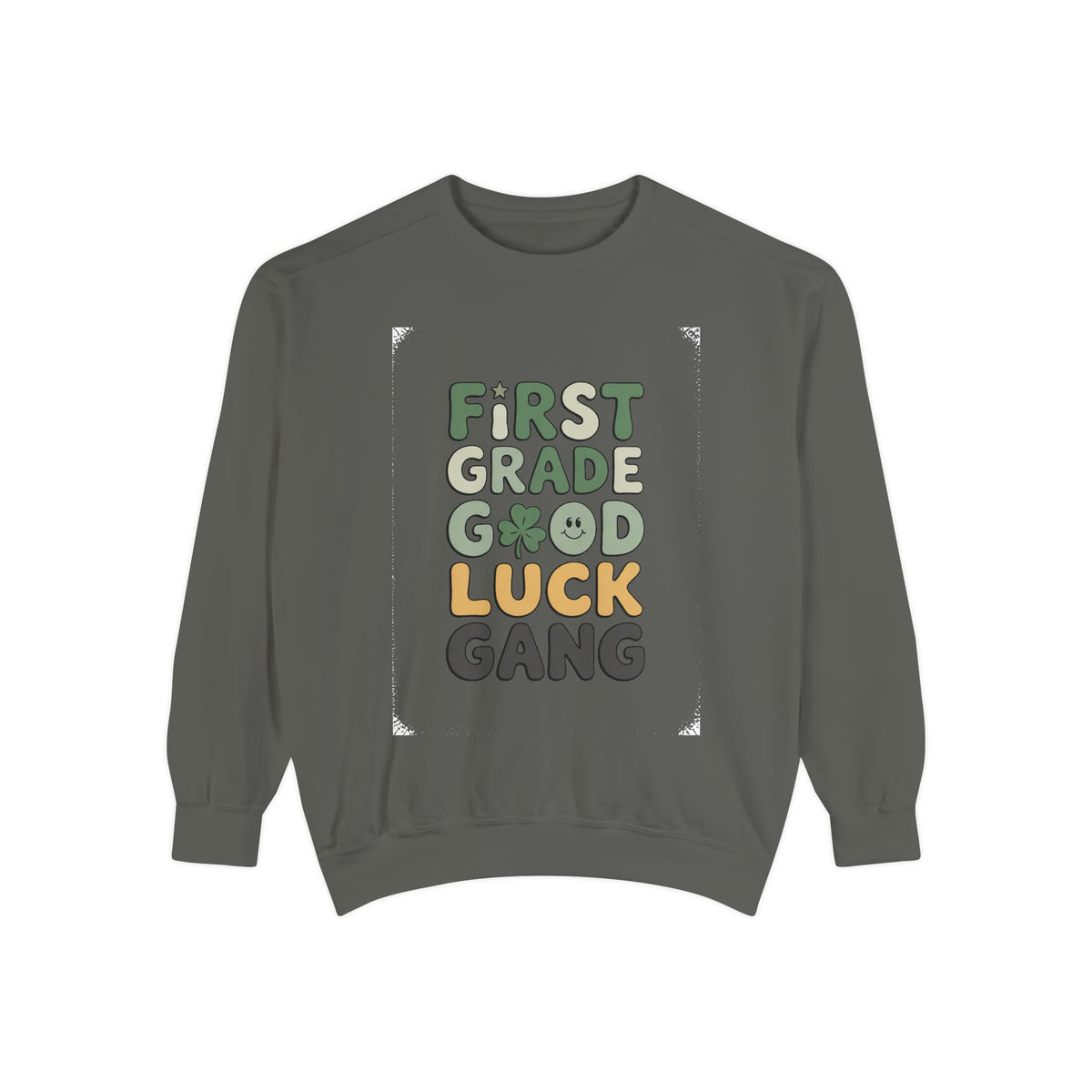 First Grade Teacher Sweatshirt, St Patrick's Day Good Luck Gang, First Grade Teacher Gift, Shamrock Teacher Crewneck, Lucky Teacher Tee