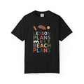 Teacher Summer Shirt, Lesson Plans Meet Beach Plans, End of School Year Gift For Teacher, Funny Summer Break Tee, Retired Teacher Shirt