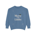 Busy Adult Christmas Sweatshirt, Merry With Limits Crewneck, Funny Christmas Gift For Tired Adults, Sarcastic Holiday Sweater, Dry Humor Xm…