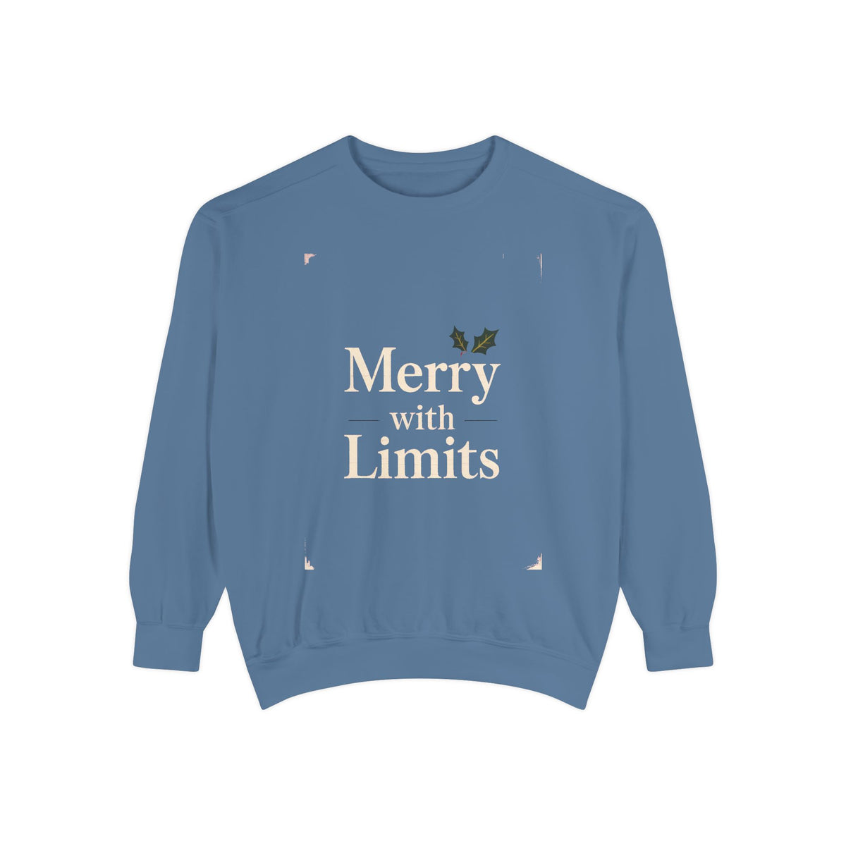 Busy Adult Christmas Sweatshirt, Merry With Limits Crewneck, Funny Christmas Gift For Tired Adults, Sarcastic Holiday Sweater, Dry Humor Xm…