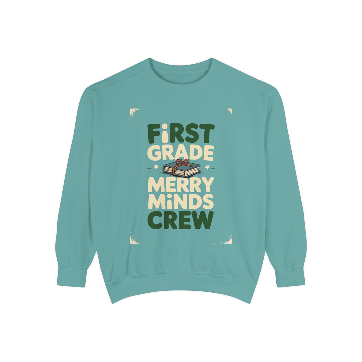 First Grade Teacher Sweatshirt, Merry Minds Crew Christmas Shirt, First Grade Crew Gift, Christmas Teacher Team Sweatshirt, 1st Grade Teach…