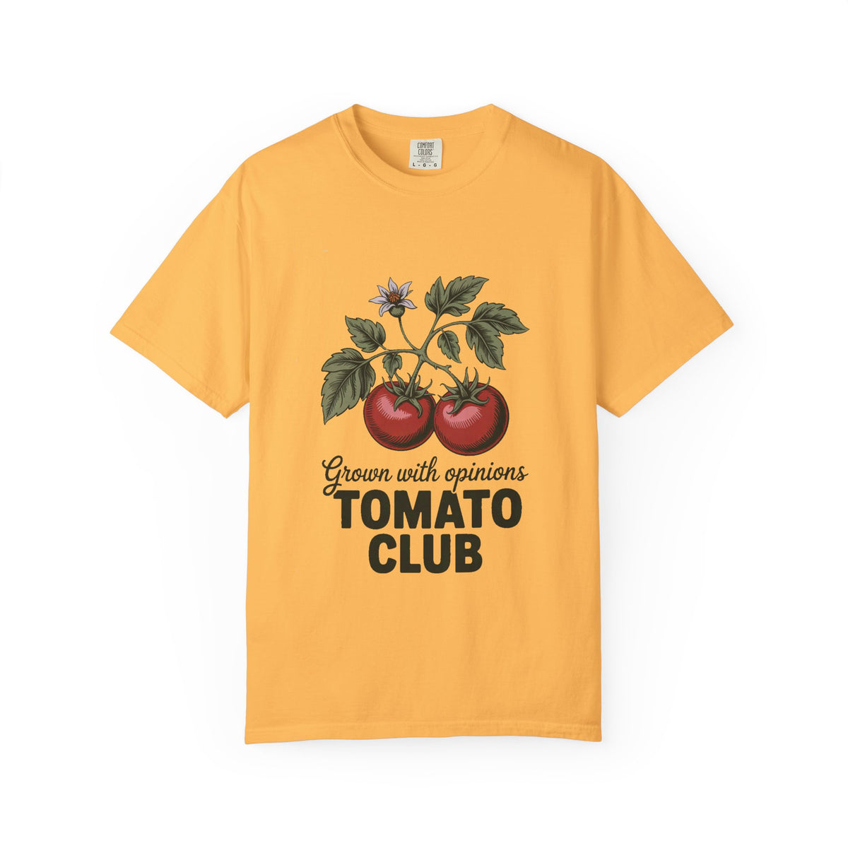 Gardener T-Shirt, Grown With Opinions Tomato Club, Funny Gardening Gift, Tomato Lover Tee, Vegetable Garden Shirt, Hobby Gift For Gardener