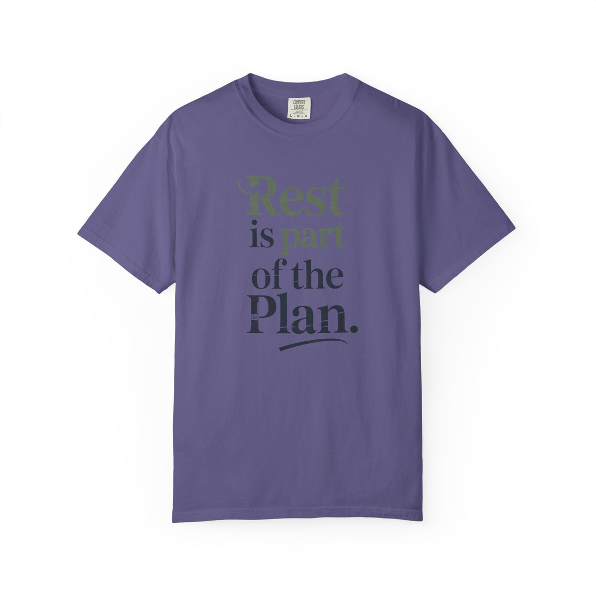 Mental Health Self Care Shirt, Rest Is Part Of The Plan Tee, Mental Health Awareness Gift, Therapy Support Shirt, Calm Self Care Tee