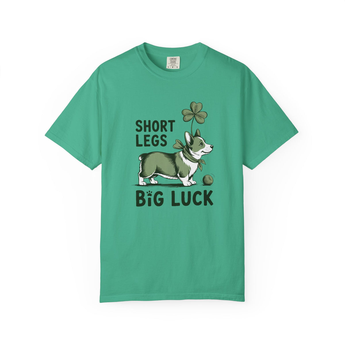 Corgi Owner Shirt, St Patrick's Day Shirt, Short Legs Big Luck Corgi Tee, Funny Corgi Gift, St Paddy's Day Dog Lover Shirt, Lucky Corgi Mom…