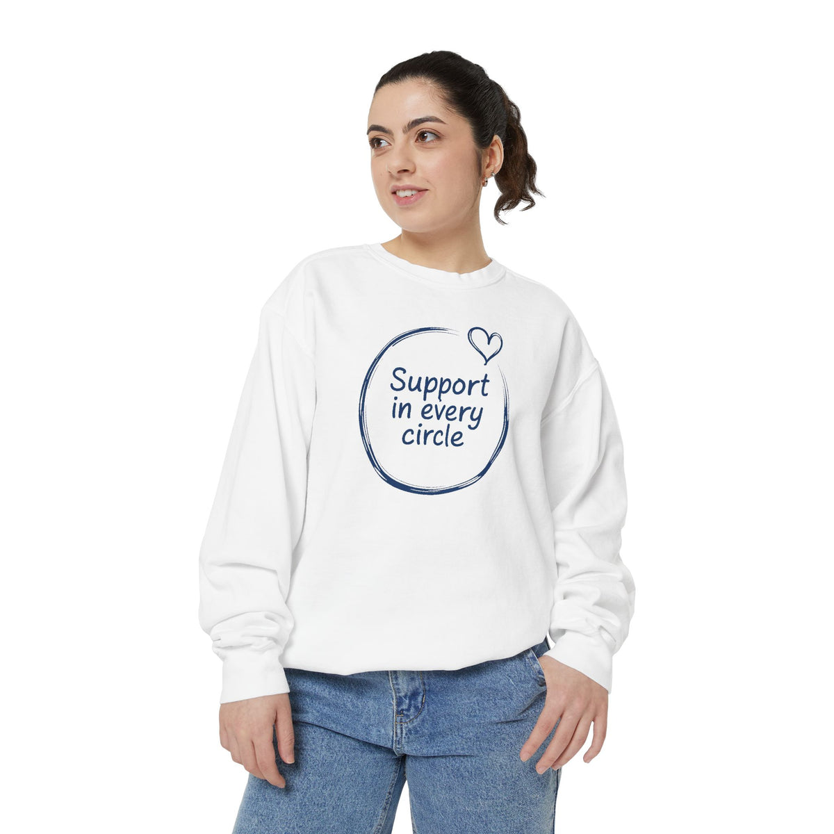 Diabetes Awareness Sweatshirt, Support In Every Circle, Type 1 Diabetes Gift, Diabetic Support Crewneck, Diabetes Warrior Sweatshirt, Aware…