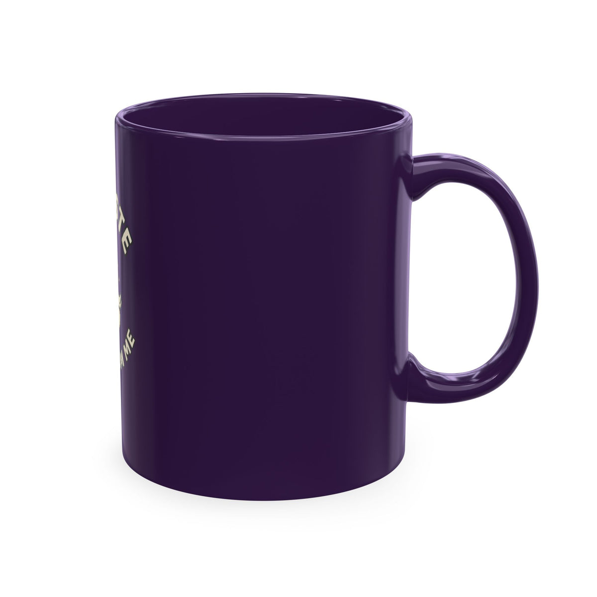 Namaste Away From Me Ceramic Mug — Funny Yoga Duck Coffee Cup