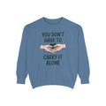 Mental Health Support Sweatshirt, You Don't Have To Carry It Alone, Mental Health Awareness Gift, Embroidered Crewneck, Support Gift For Fr…