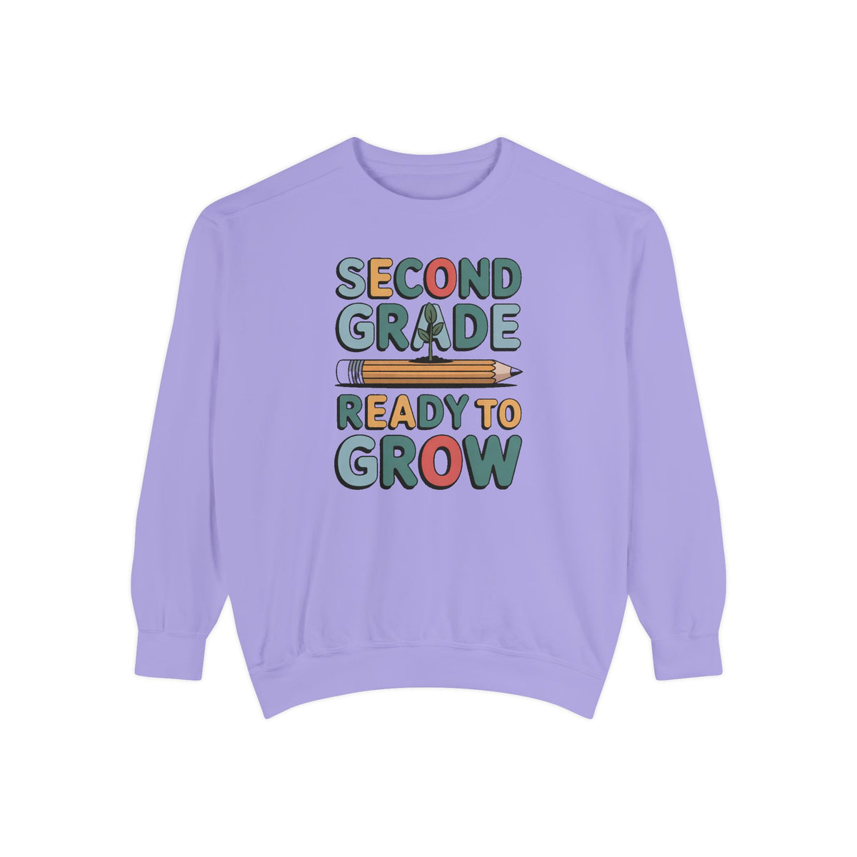 Second Grade Sweatshirt, Ready To Grow Back To School Shirt, Second Grader Gift, First Day Of School Crewneck, Cute Student Sweatshirt