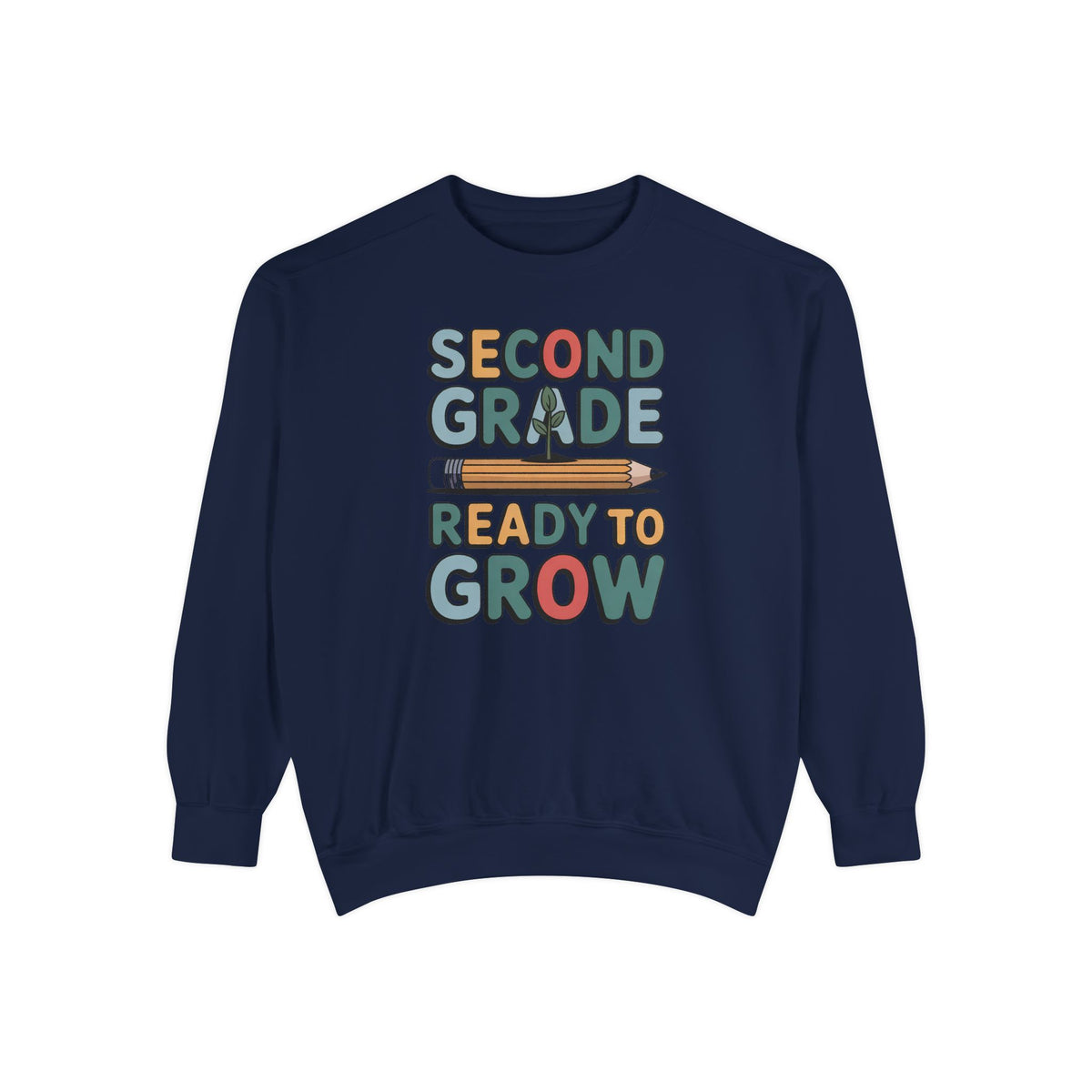 Second Grade Sweatshirt, Ready To Grow Back To School Shirt, Second Grader Gift, First Day Of School Crewneck, Cute Student Sweatshirt