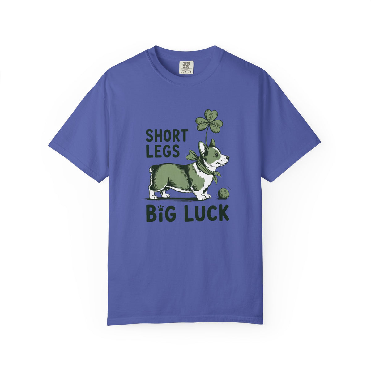 Corgi Owner Shirt, St Patrick's Day Shirt, Short Legs Big Luck Corgi Tee, Funny Corgi Gift, St Paddy's Day Dog Lover Shirt, Lucky Corgi Mom…