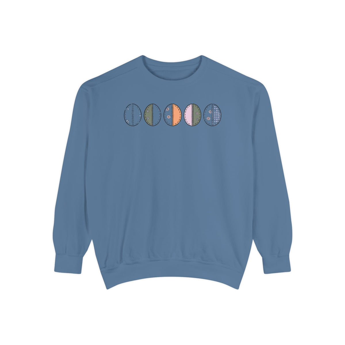 Quilter Easter Sweatshirt, Patchwork Egg Gift For Quilting Lover, Easter Quilt Crewneck, Cute Easter Gift For Quilter, Spring Sweatshirt