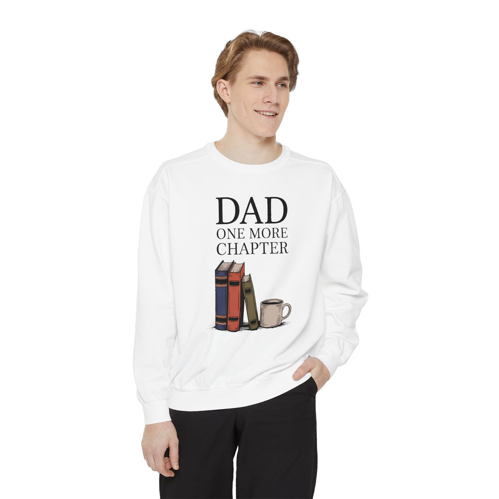 Dad Reader Sweatshirt, One More Chapter Crewneck, Father's Day Gift For Book Lover Dad, Bookish Dad Gift, Reading Dad Sweatshirt, Gift For…