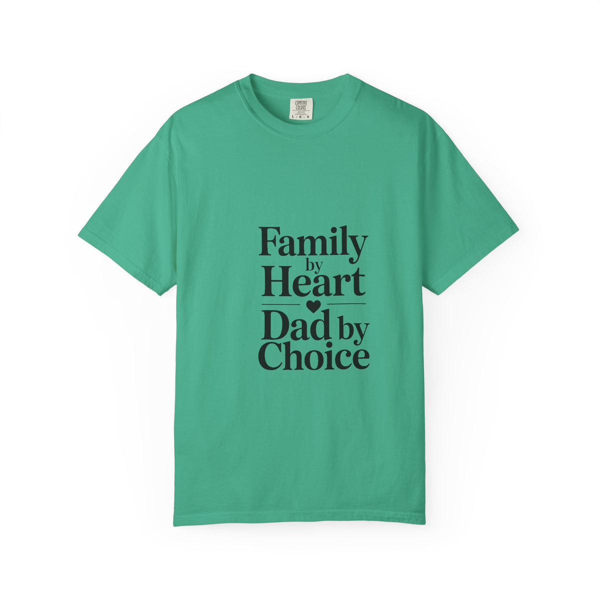 Bonus Dad Shirt, Family By Heart Dad By Choice Tee, Father's Day Gift For Bonus Dad, Stepdad Gift Shirt, Minimalist Dad Tee, Gift For Stepd…