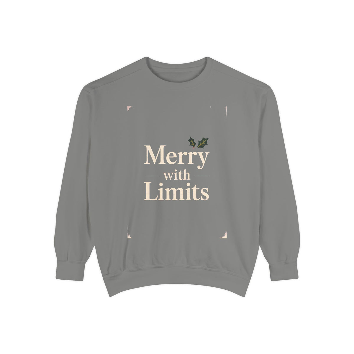 Busy Adult Christmas Sweatshirt, Merry With Limits Crewneck, Funny Christmas Gift For Tired Adults, Sarcastic Holiday Sweater, Dry Humor Xm…