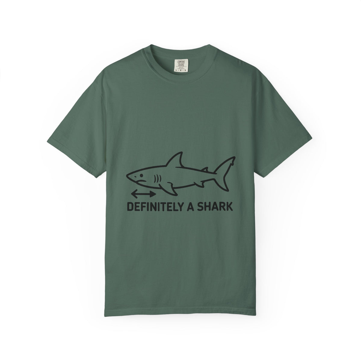 Definitely A Shark Diagram Shirt, Funny Deadpan Meme Tee, Sarcastic Textbook Diagram T-Shirt, Shark Lover Gift