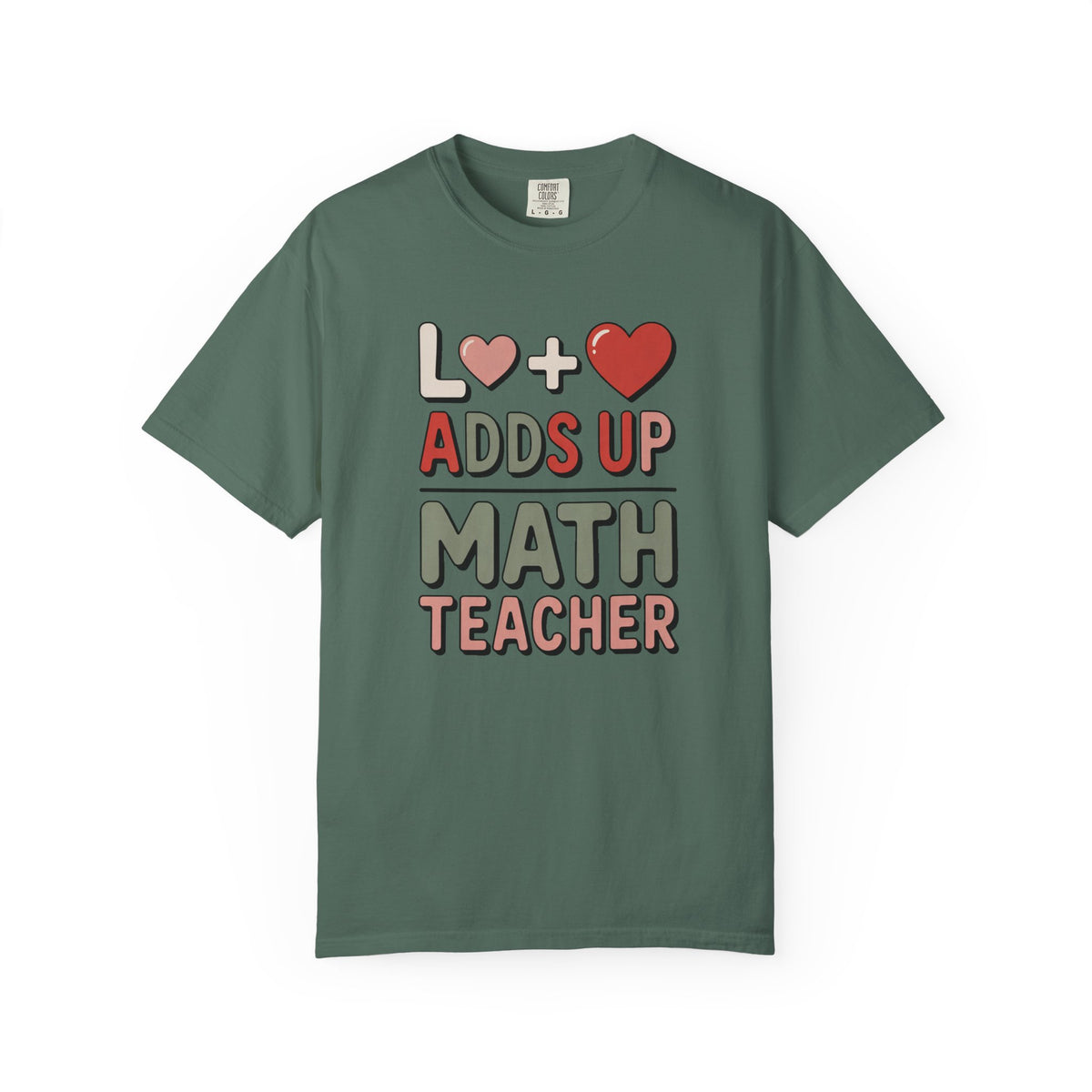 Math Teacher Shirt, Love Adds Up Tee, Valentine's Day Gift For Math Teacher, Funny Math Teacher Valentine Shirt, Teacher Appreciation Tee