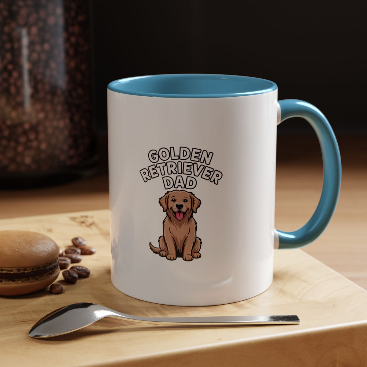 Golden Retriever Dad Mug, Funny Dog Dad Coffee Cup, Golden Retriever Owner Gift, Cute Dog Lover Mug, Retriever Dad Gift Mug