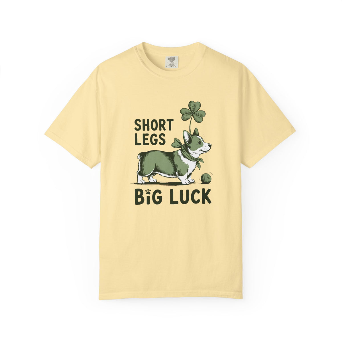 Corgi Owner Shirt, St Patrick's Day Shirt, Short Legs Big Luck Corgi Tee, Funny Corgi Gift, St Paddy's Day Dog Lover Shirt, Lucky Corgi Mom…