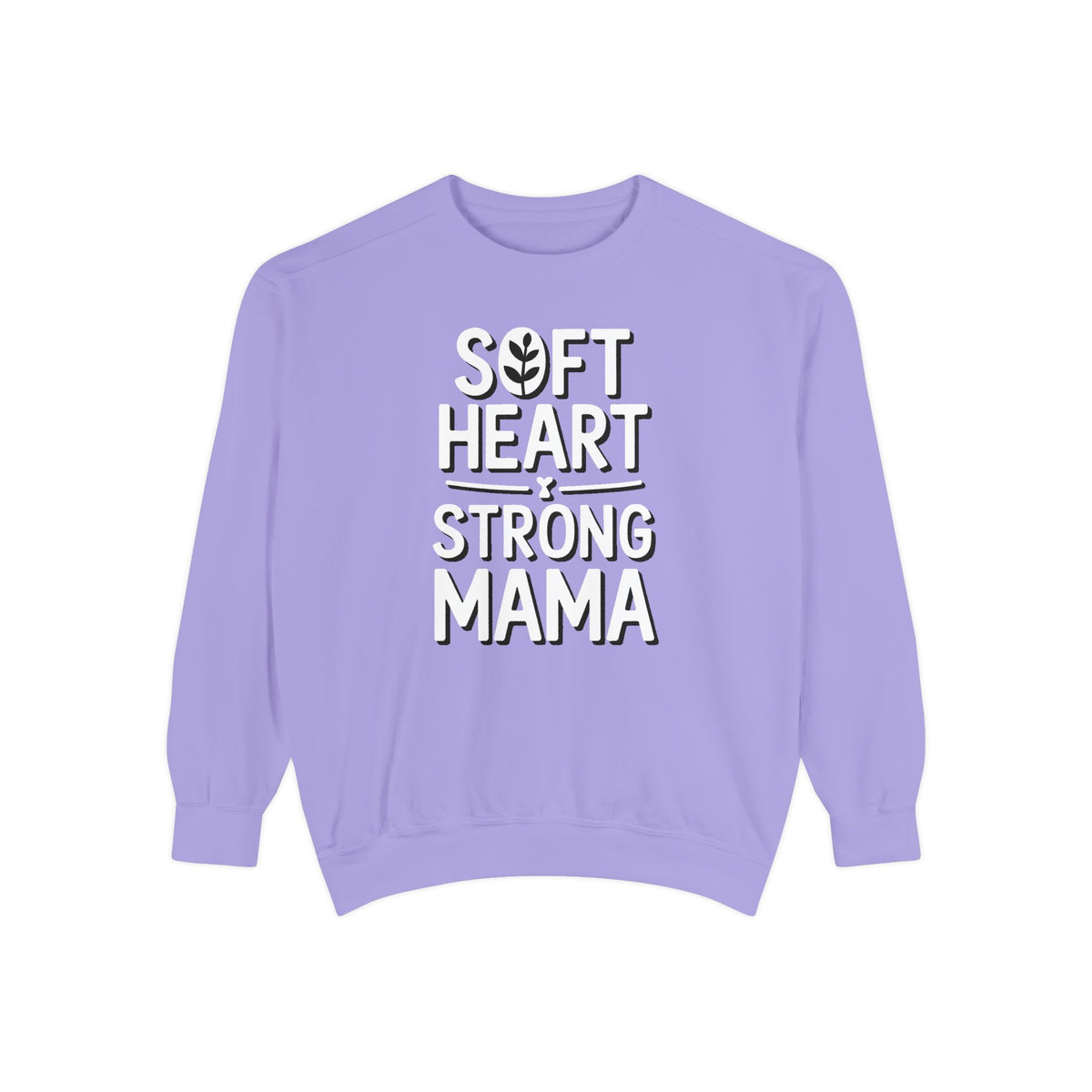 Mom Sweatshirt, Soft Heart Strong Mama Crewneck, Mothers Day Gift For Mom, Floral Patchwork Mom Shirt, Embroidered Mama Sweatshirt
