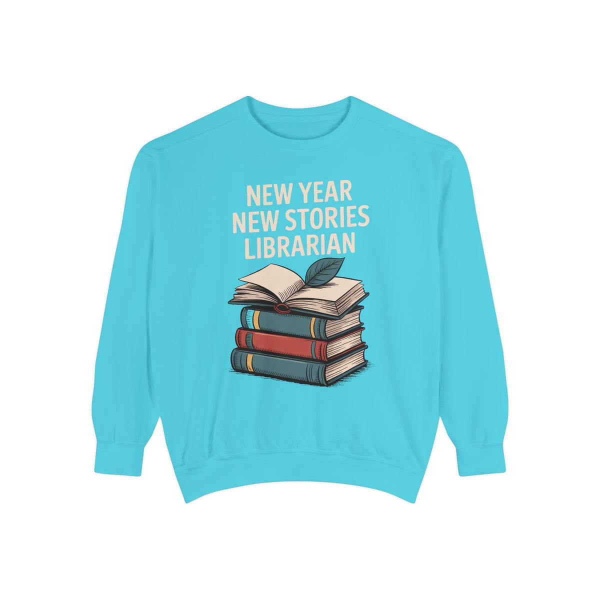 Librarian Sweatshirt, Back to School Gift For Librarian, New Year New Stories Tee, Library Lover Crewneck, Librarian Appreciation Gift