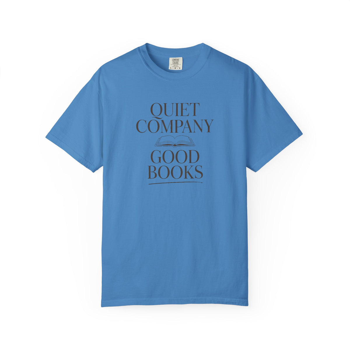 Introvert Reader Shirt, Quiet Company Good Books Tee, Bookish Gift For Introverts, Reading Hobby Shirt, Book Lover Gift, Minimalist Book Tee