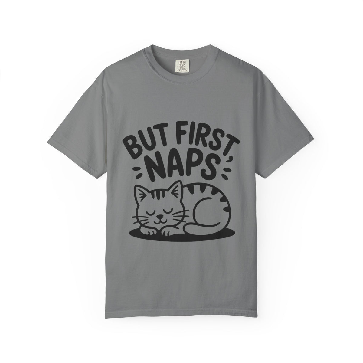 But First Naps Cat Shirt, Funny Sleepy Cat T-Shirt, Cute Napping Kitten Tee, Cat Lover Gift, Nap Lover Shirt