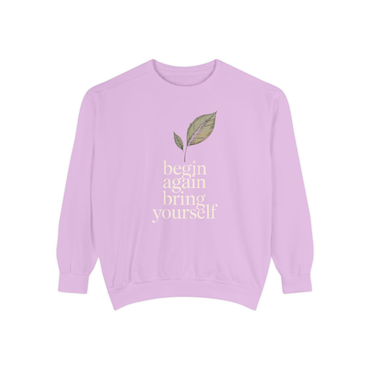 New Job Sweatshirt, Begin Again Crewneck, New Chapter Gift, Faith Based Gift, Positive Message Sweatshirt, Inspirational New Job Gift