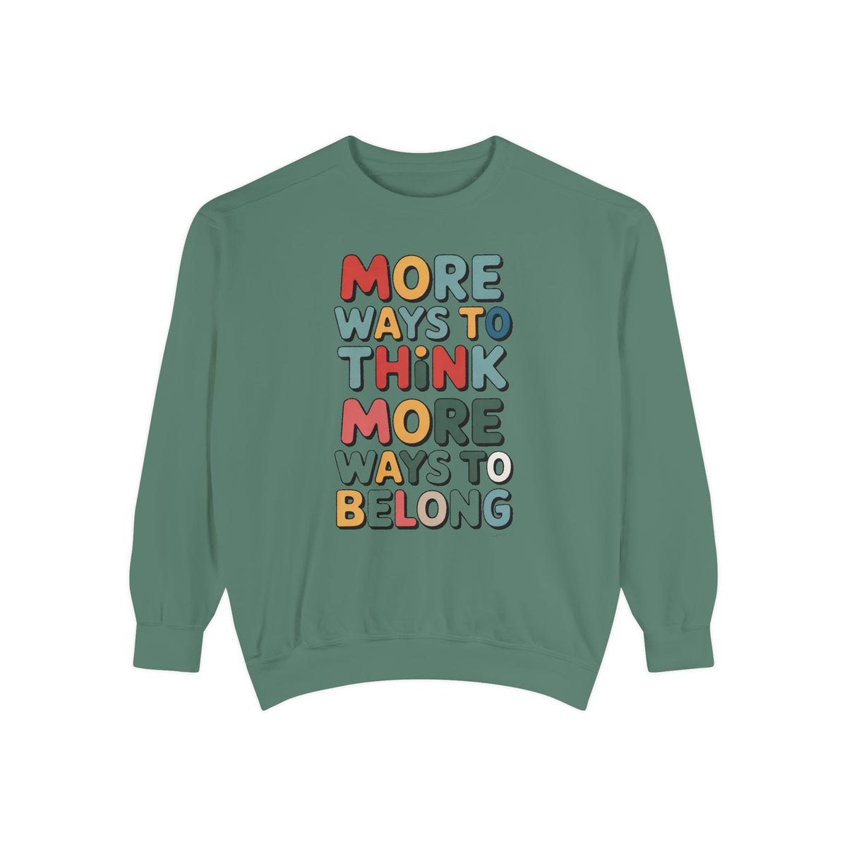 Autism Acceptance Sweatshirt, More Ways To Think Crewneck, Neurodiversity Awareness Gift, Autism Support Sweater, Infinity Loop Design, Inc…