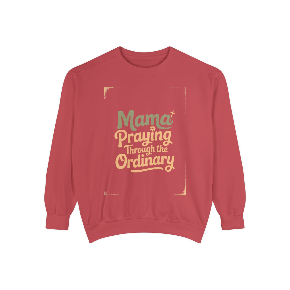 Christian Mom Sweatshirt, Praying Through The Ordinary Crewneck, Faith Based Gift For Mom, Mama Sweatshirt, Religious Mom Gift