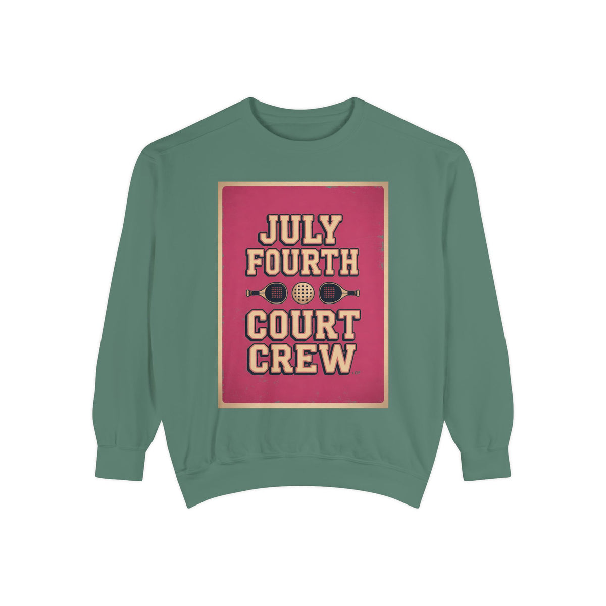 Pickleball Club Sweatshirt, Fourth Of July Gift For Pickleball Lovers, Court Crew Crewneck, Patriotic Pickleball Team Shirt, July 4th Sweat…