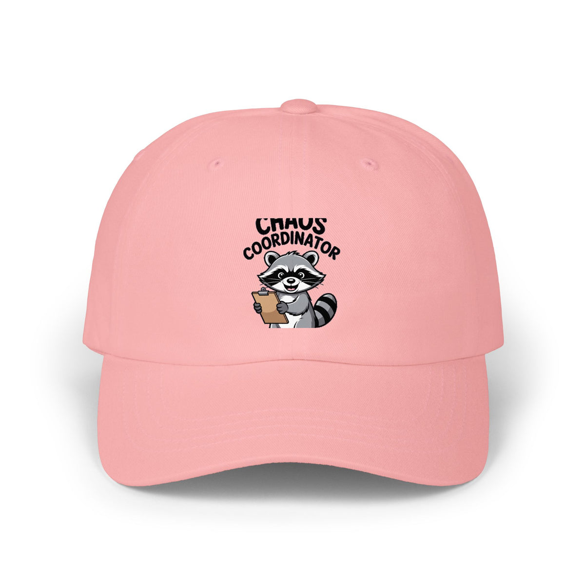 Raccoon Chaos Coordinator Dad Hat, Funny Raccoon Embroidered Cap, Chaos Coordinator Gift, Cute Raccoon Baseball Hat, Unisex Dad Cap
