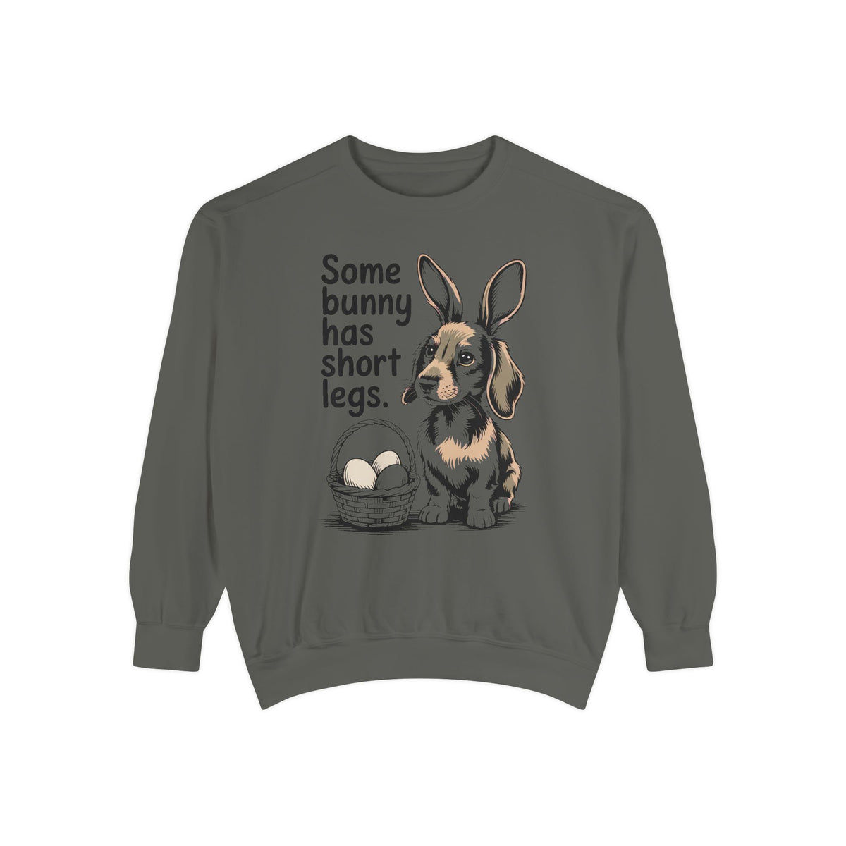 Dachshund Owner Sweatshirt, Some Bunny Has Short Legs, Funny Easter Gift For Dog Mom, Wiener Dog Easter Sweatshirt, Dachshund Easter Tee